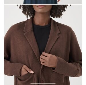 PACT organic Brown Blazer Jacket